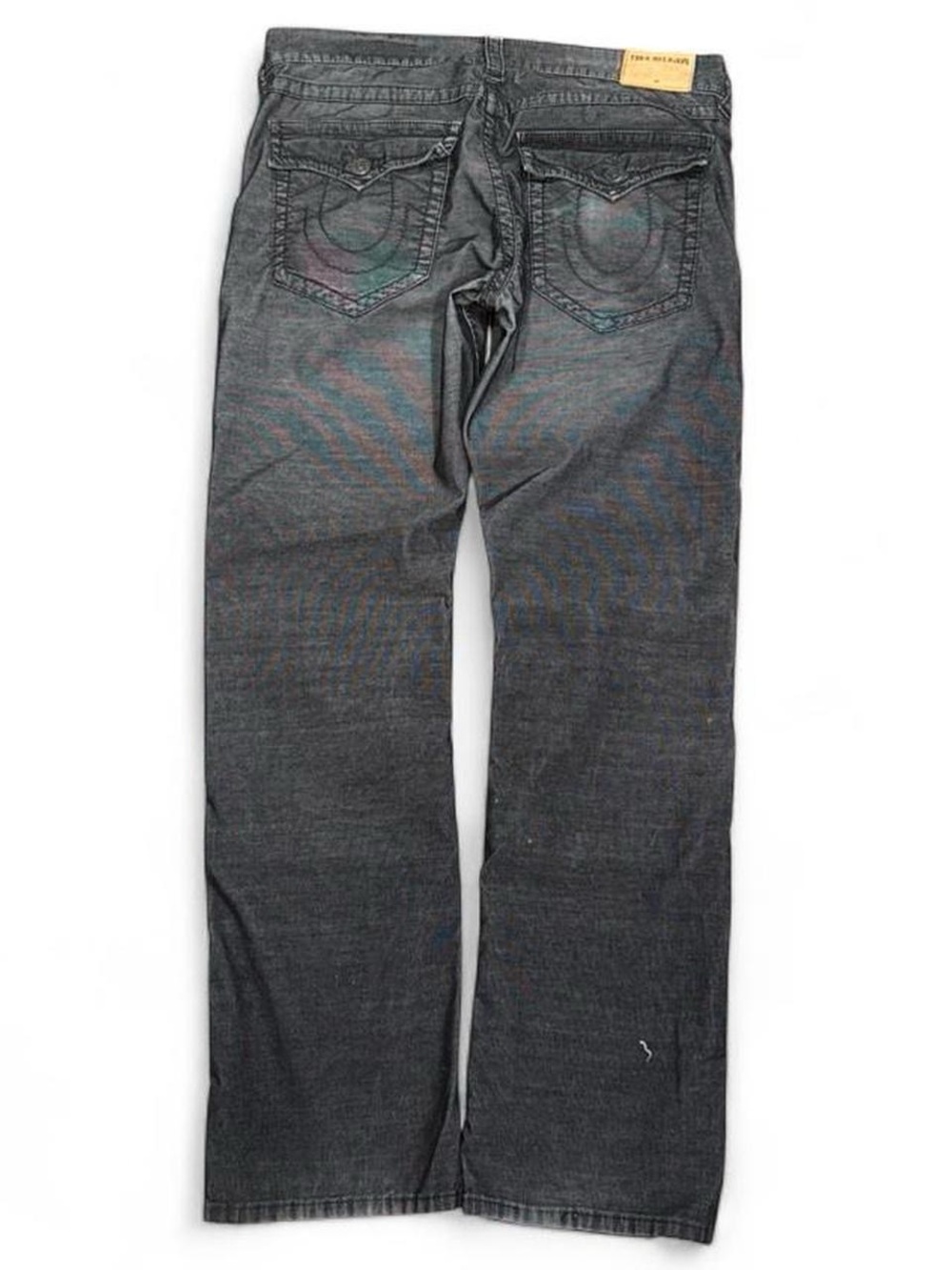 Y2K True Religion Ricky Flap Faded Corduroy Loose Straight Jeans